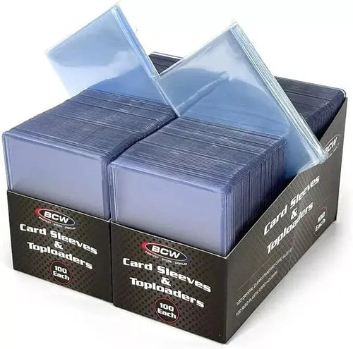 BCW Supplies: Card Sleeves and Toploader Combo - 200 Sleeves and 200 Toploaders BCW Supplies