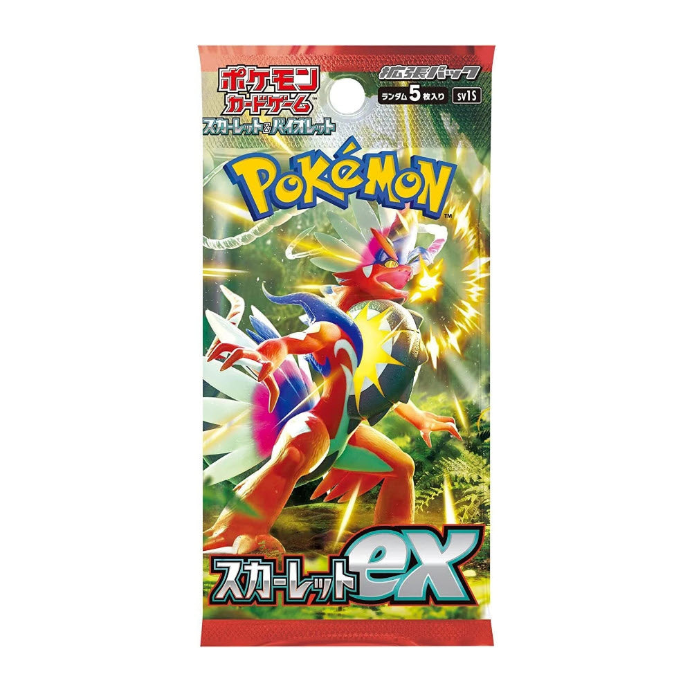 Pokemon Japanese - Scarlet ex [sv1S] - Booster Pack (Single)