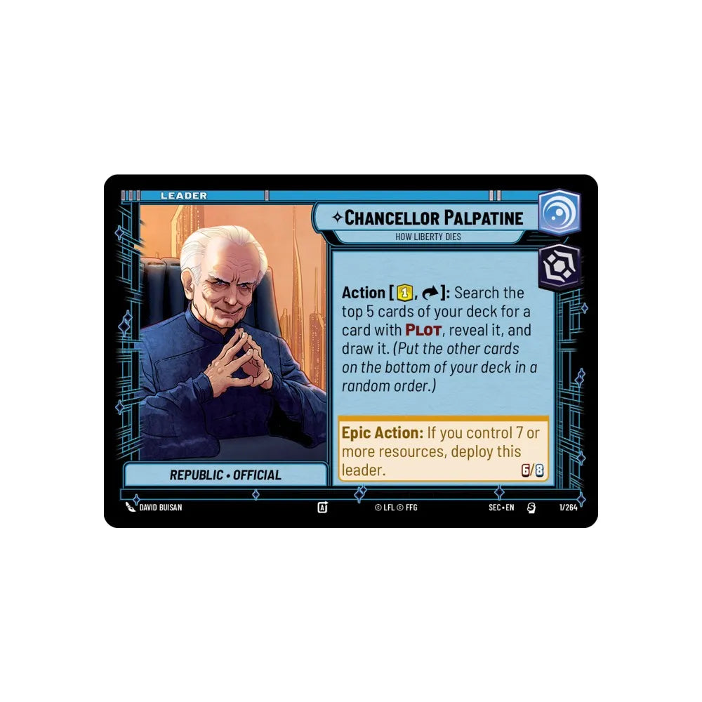Star Wars Unlimited: Secrets of Power - Chancellor Palpatine [Spotlight Deck]