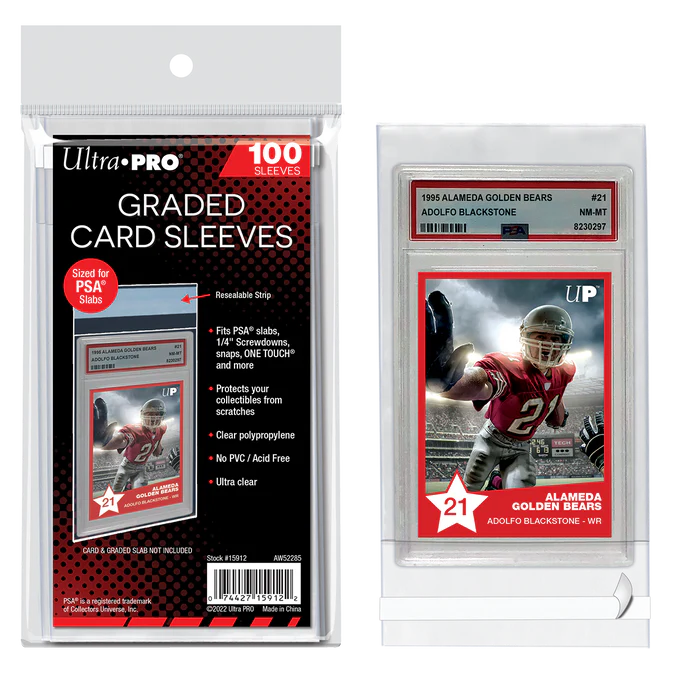Ultra Pro: Graded Card Resealable Sleeves - 100ct [Team Bag]