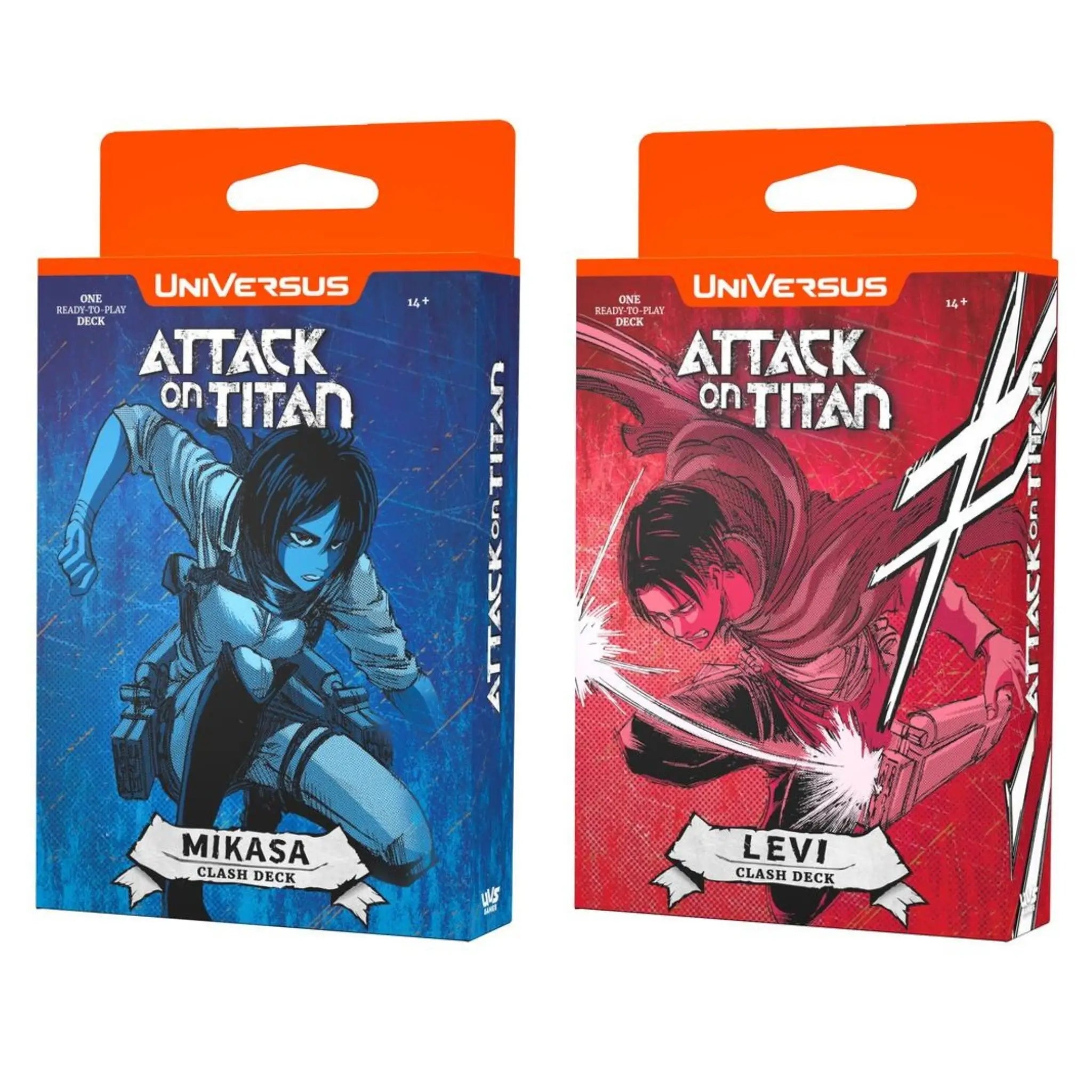 UniVersus: Attack on Titan: Battle for Humanity - Levi and Mikasa [Starter Deck Combo]