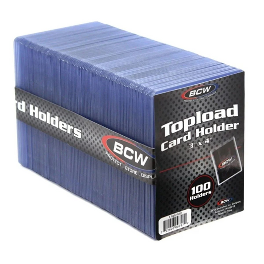 BCW 3x4 Topload Card Holder - Standard (100)