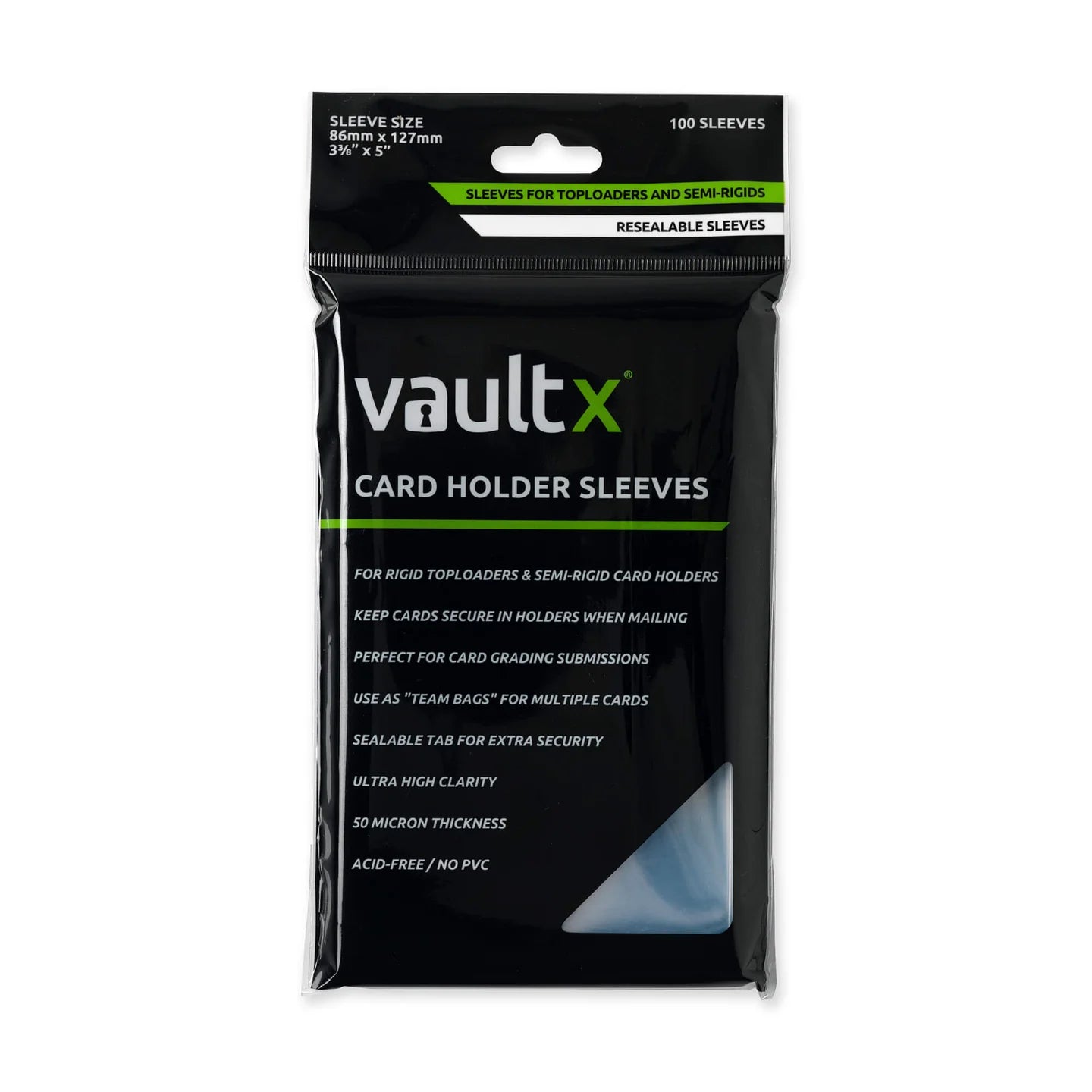 Vault X: Card Holder Sleeves - 100CT [Team Bag]