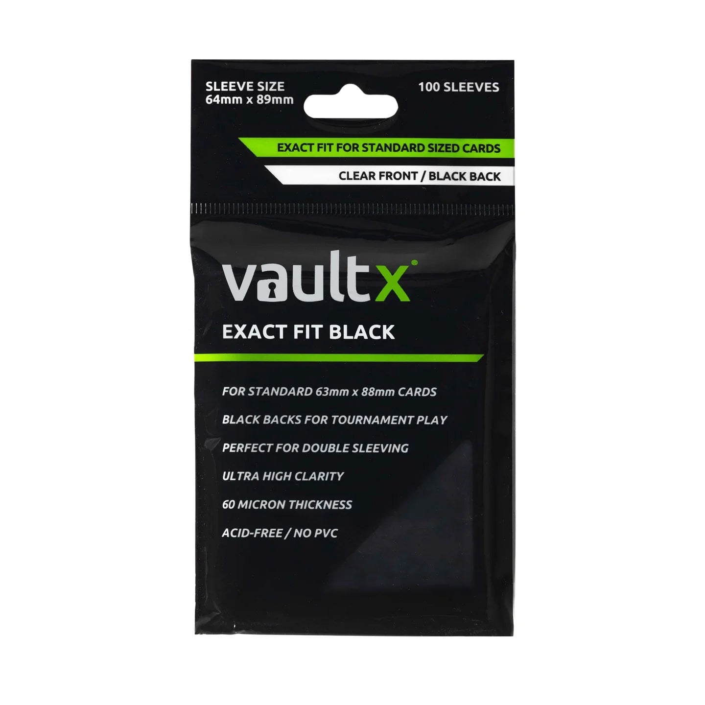 Vault X: Exact Fit - 100CT [Sleeves]
