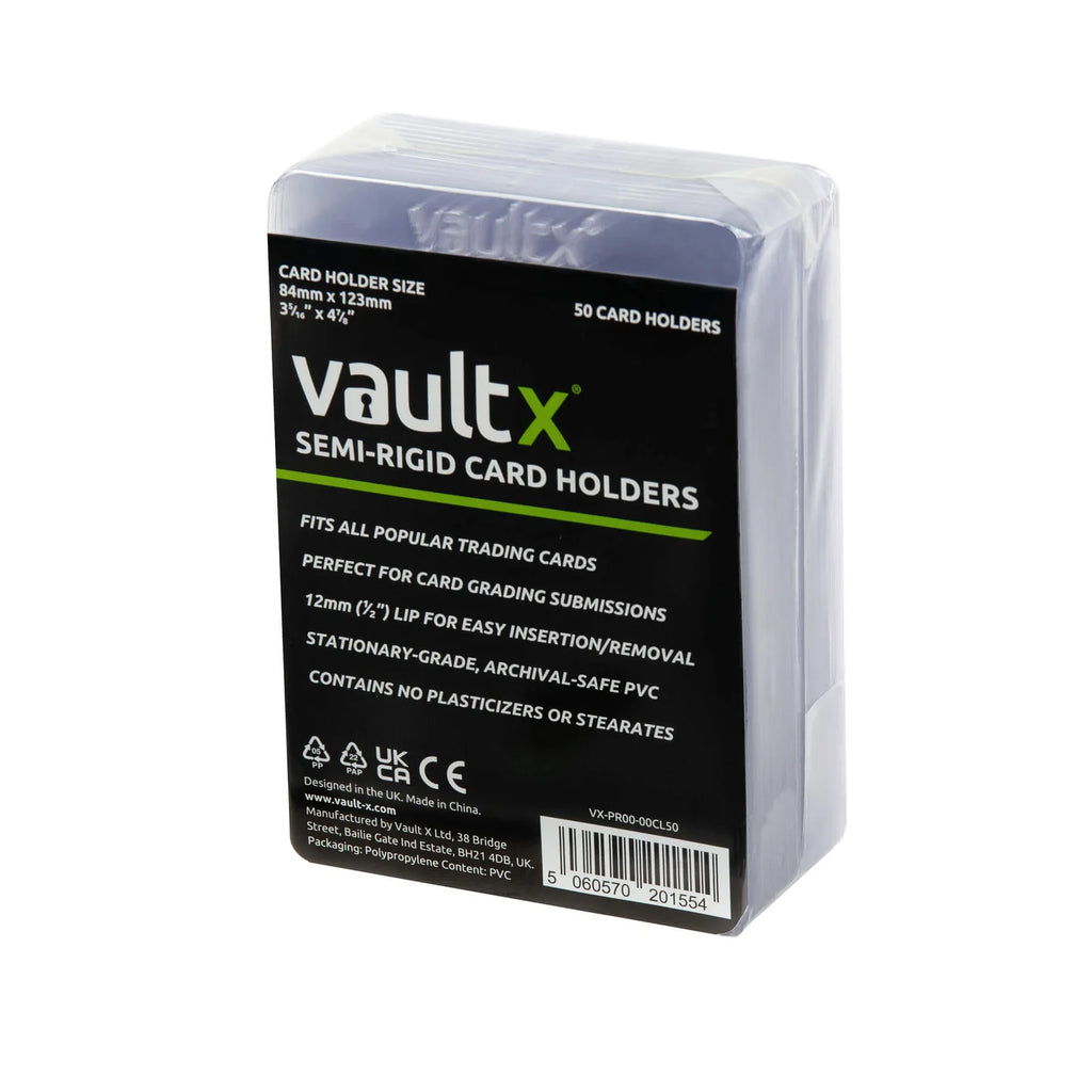 Vault X: Card Holder - 50CT [Semi-Rigid]