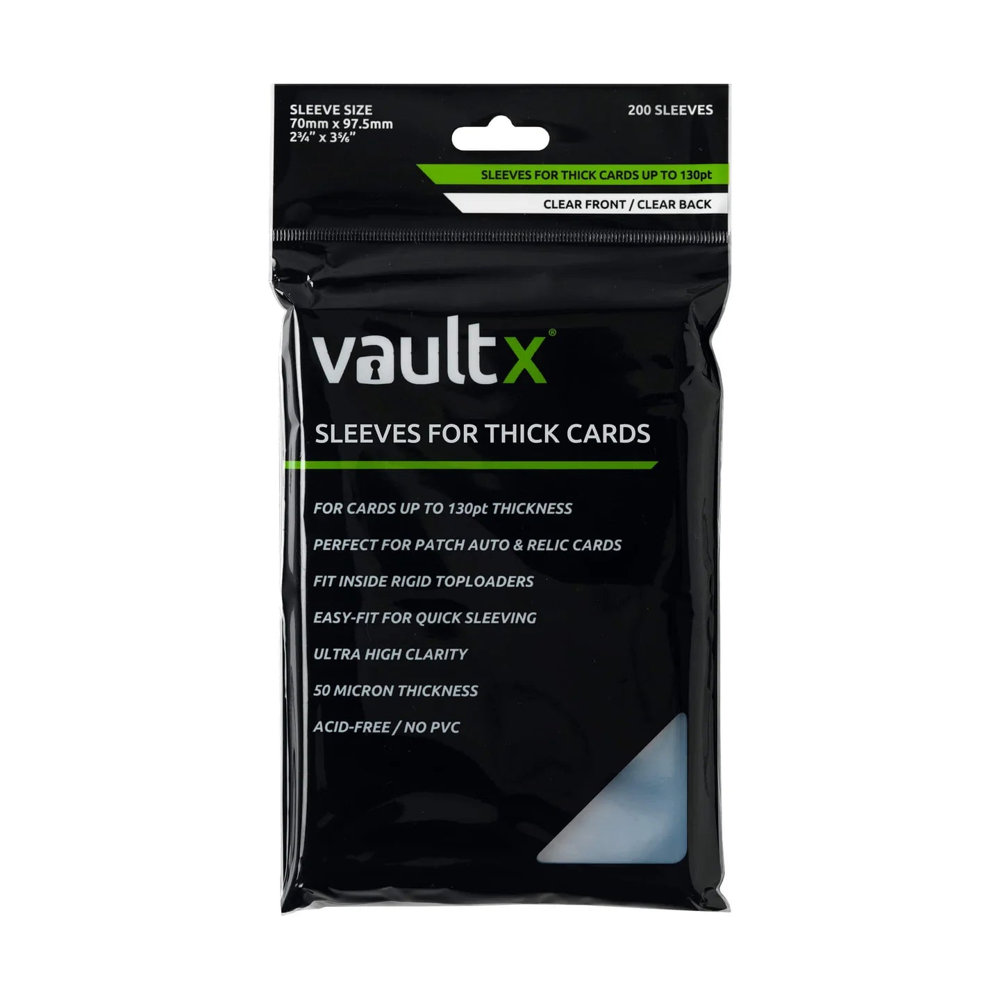 Vault X: Thick Card 200CT [Sleeves]