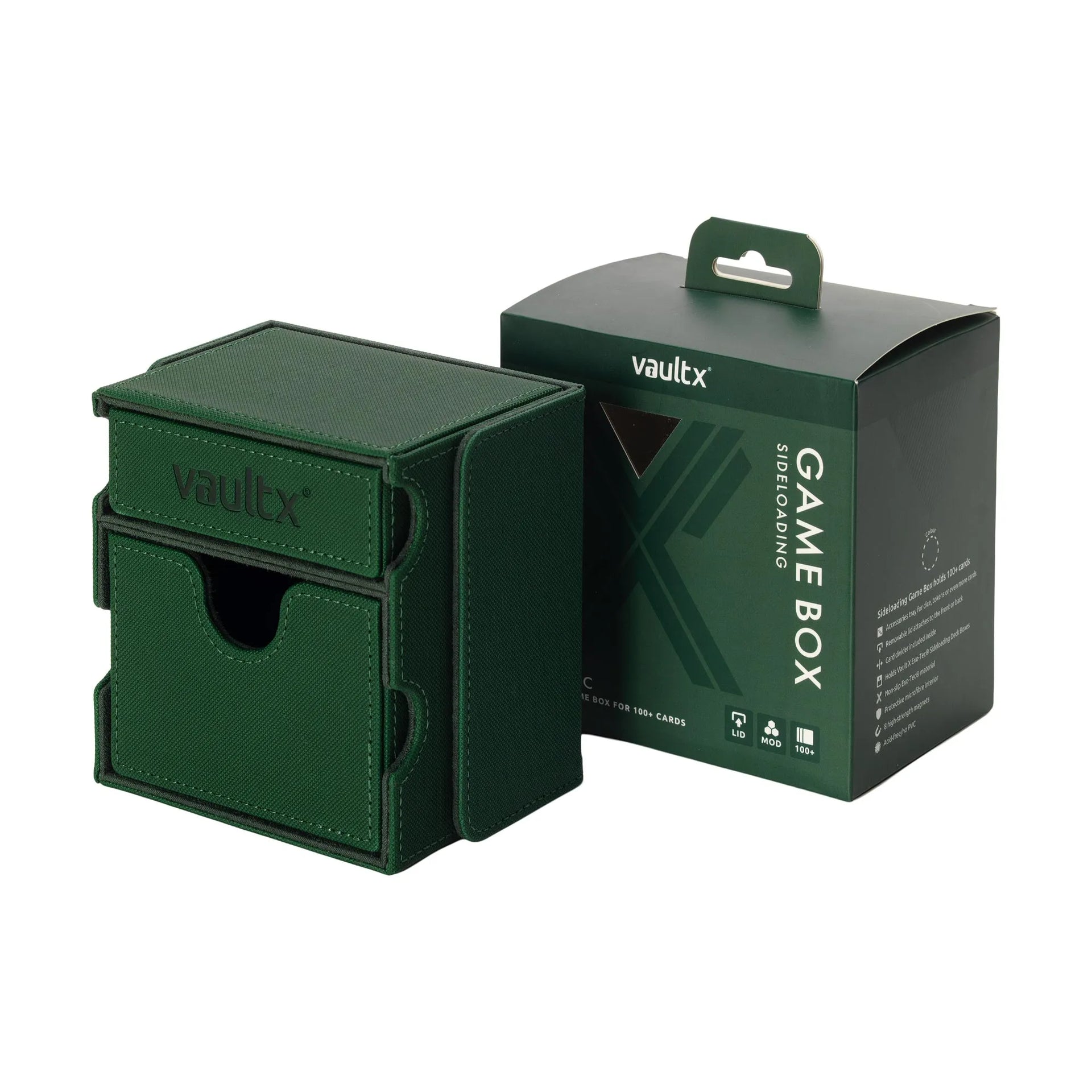 Vault X: Exo-Tec Sideloading 100+ [Deck Box] - Blue Mist