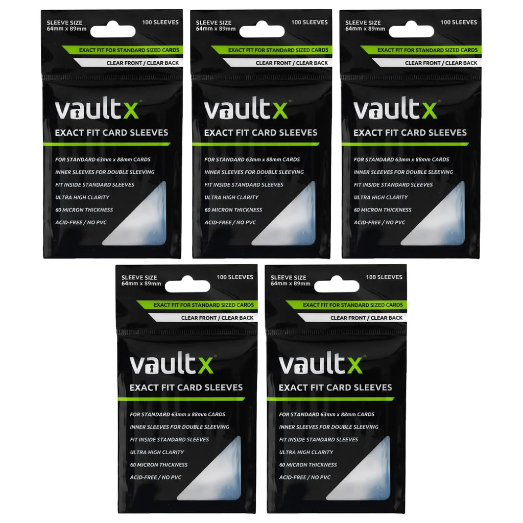 Vault X: Exact Fit - 500CT [Sleeves]