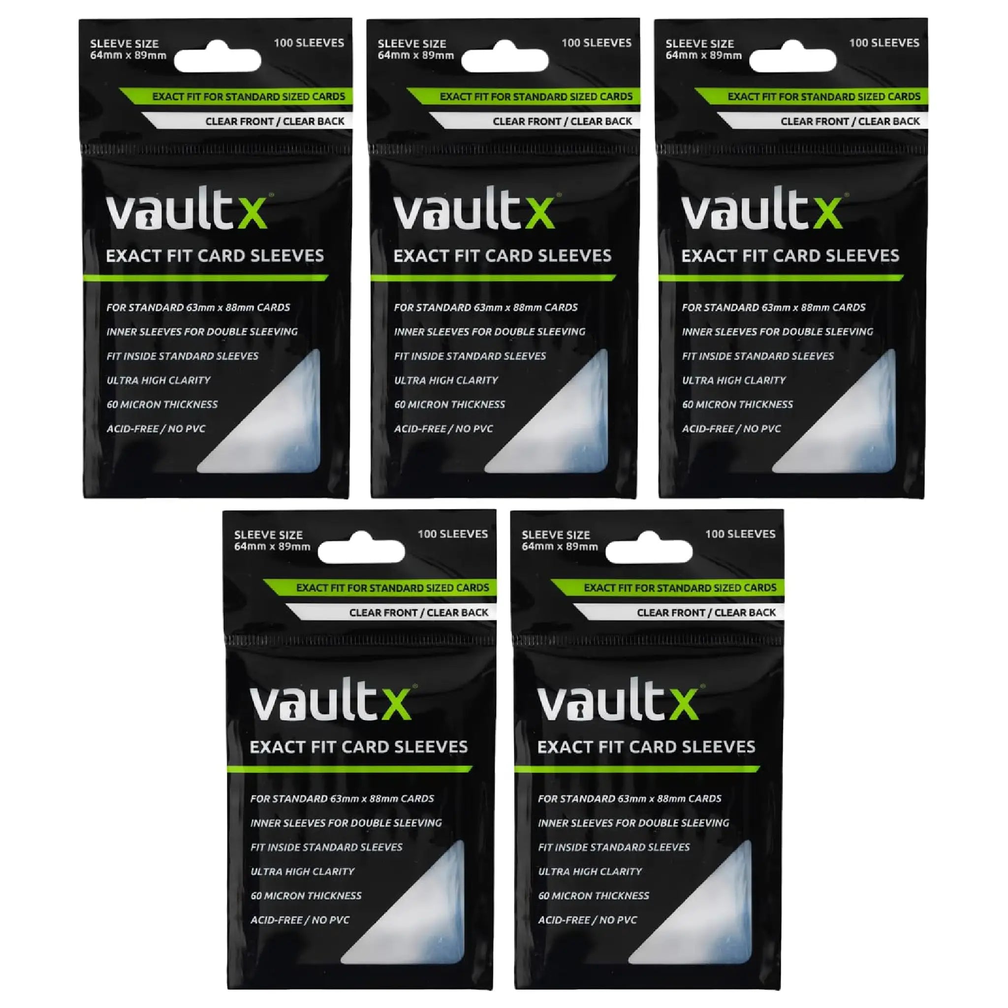 Vault X: Exact Fit - 500CT [Sleeves]