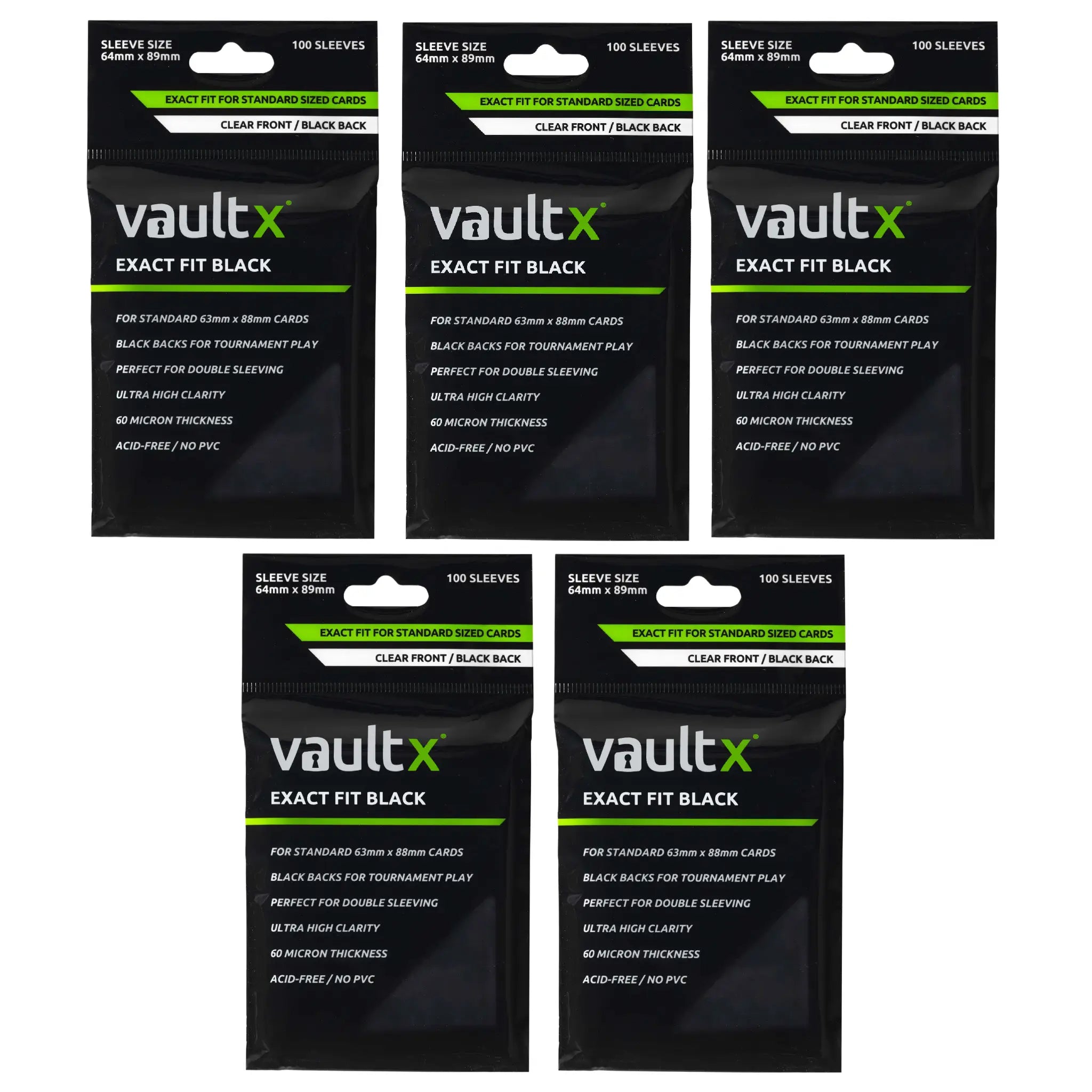 Vault X: Exact Fit - 500CT [Sleeves]