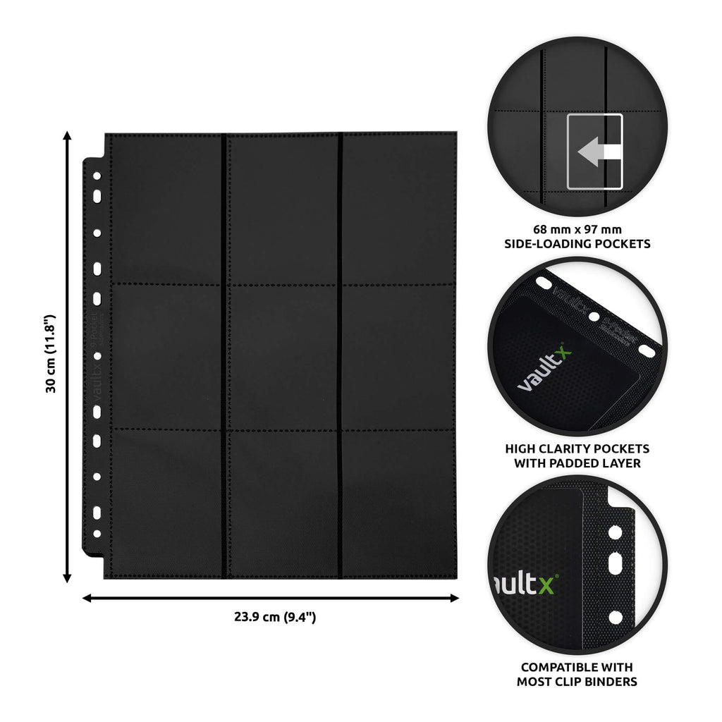 Vault X: 9-Pocket Sideload 50 Pack [Pages]