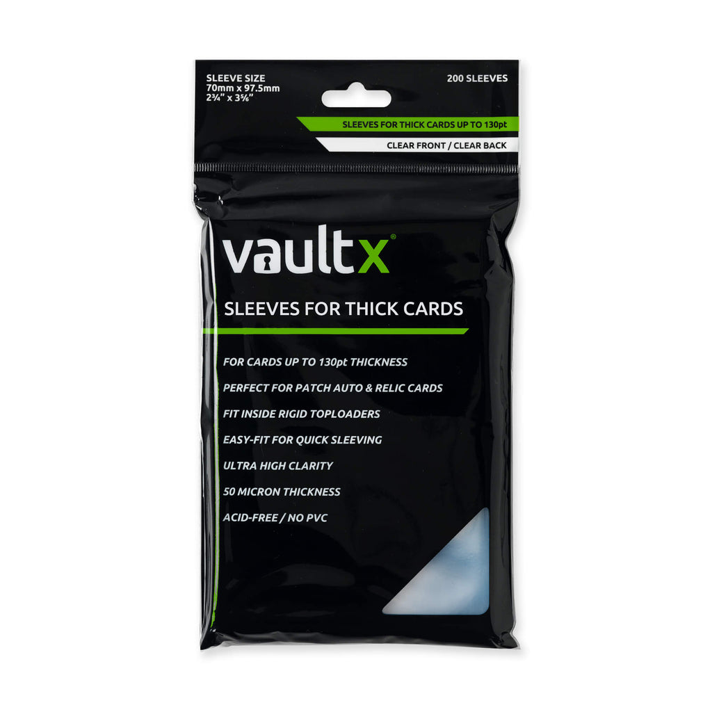 Vault X: Thick Card [Sleeves]