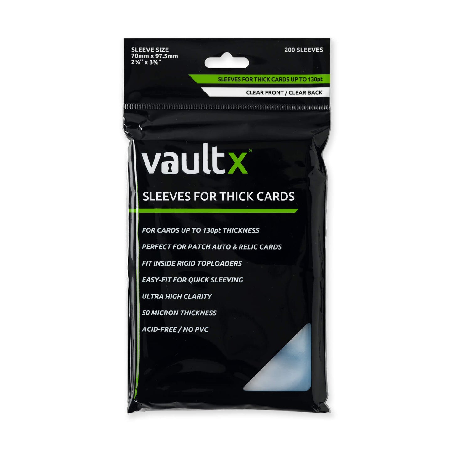 Vault X: Thick Card [Sleeves]