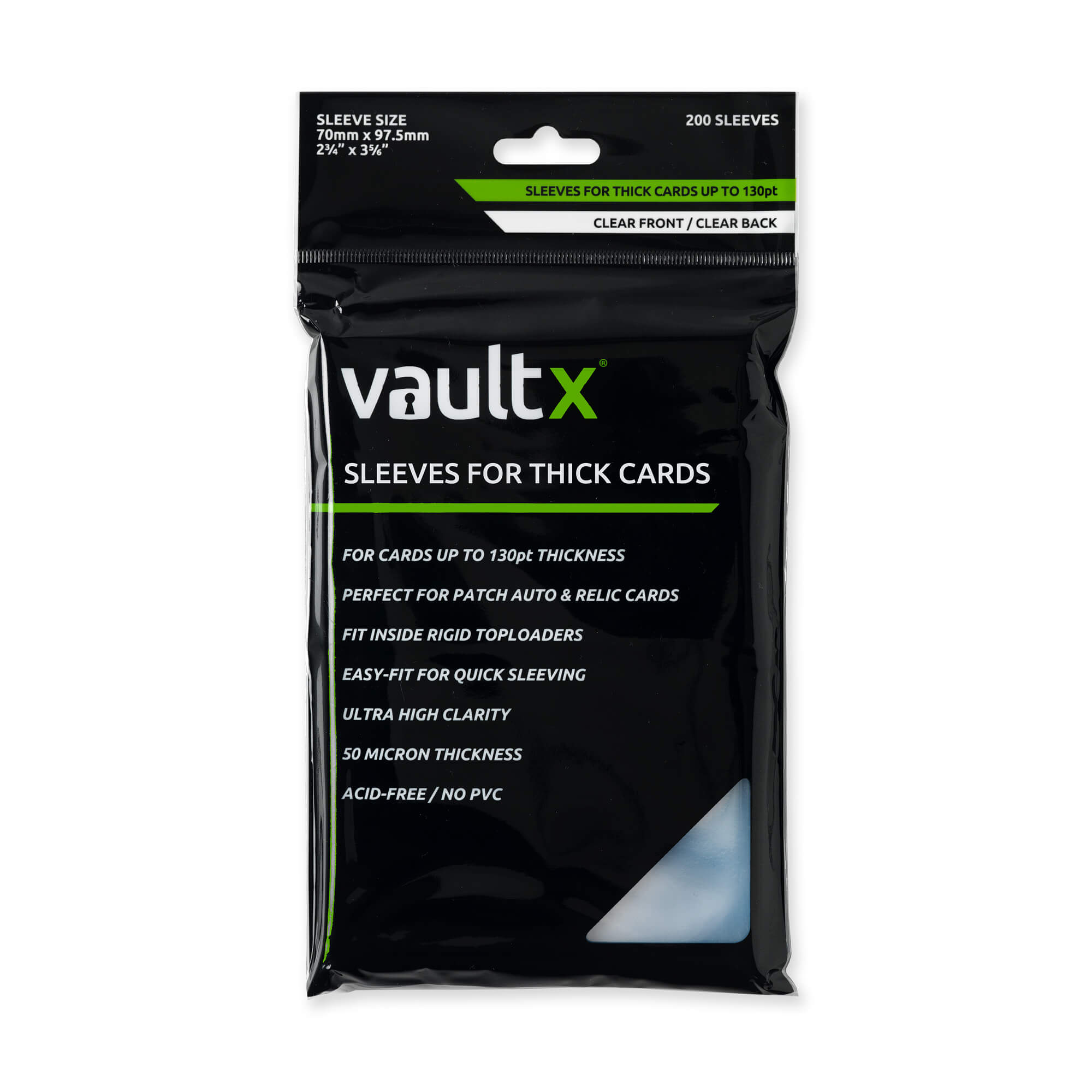 Vault X: Thick Card [Sleeves]