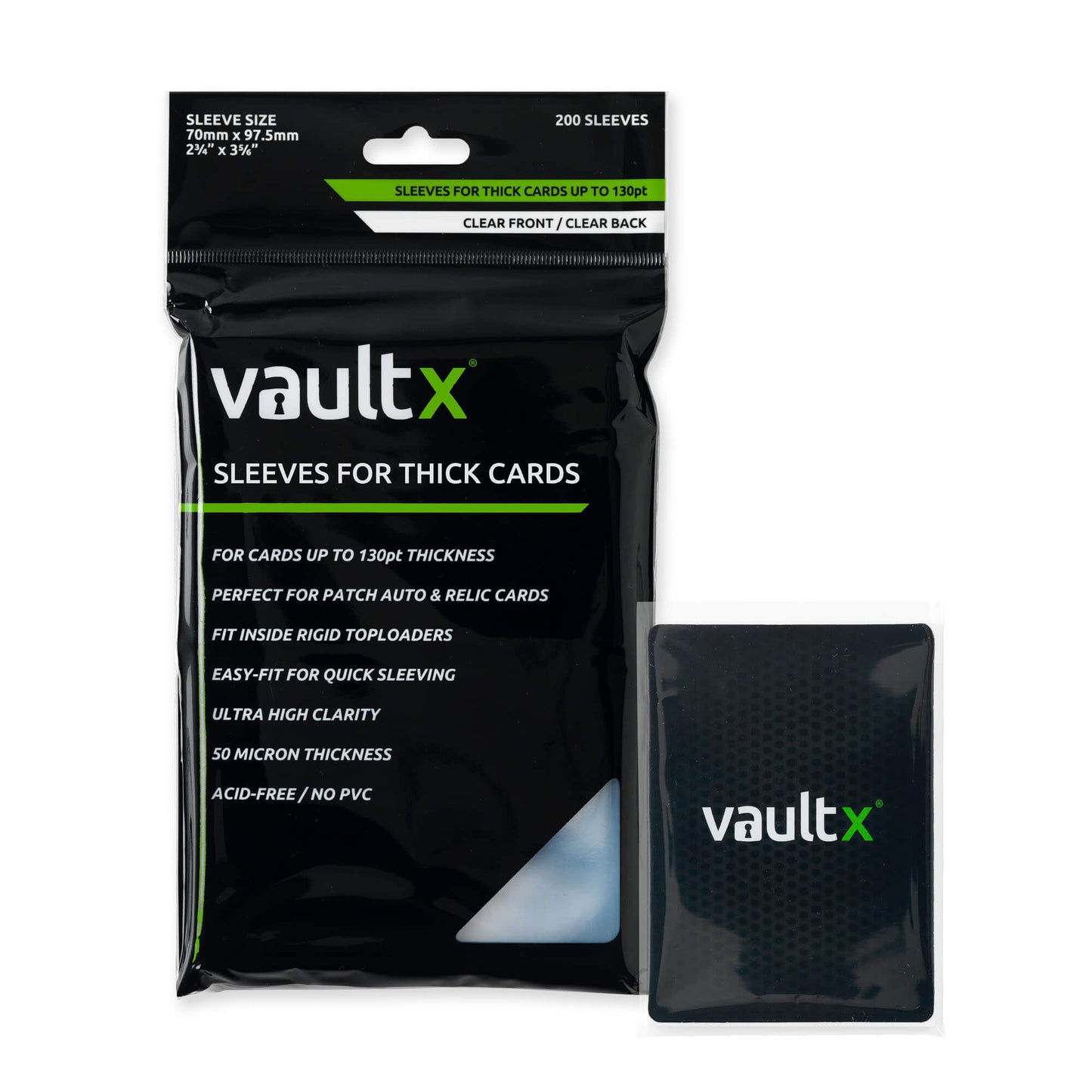 Vault X: Thick Card [Sleeves]