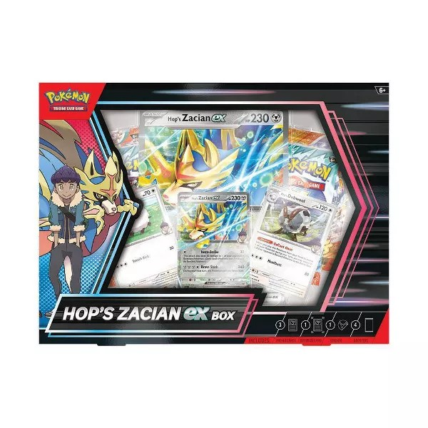 Pokemon English - Hop's Zacian ex Box