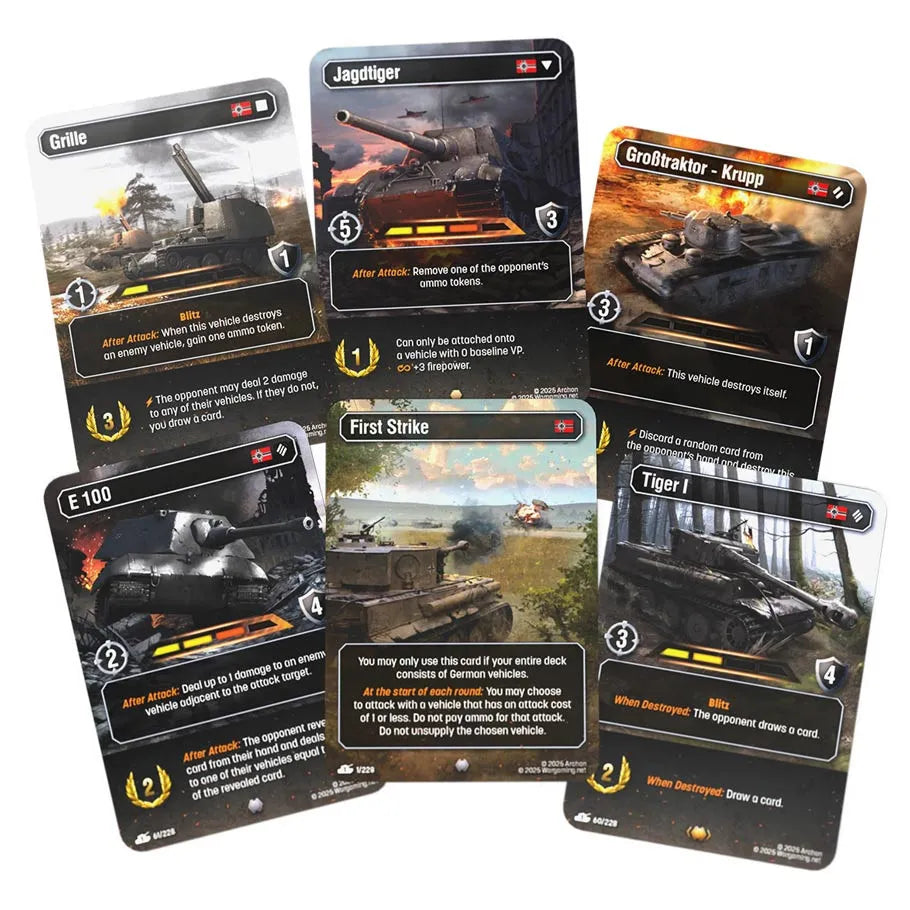 World of Tanks TCG: USA and Germany First Strike [Starter Deck Combo] World of Tanks TCG