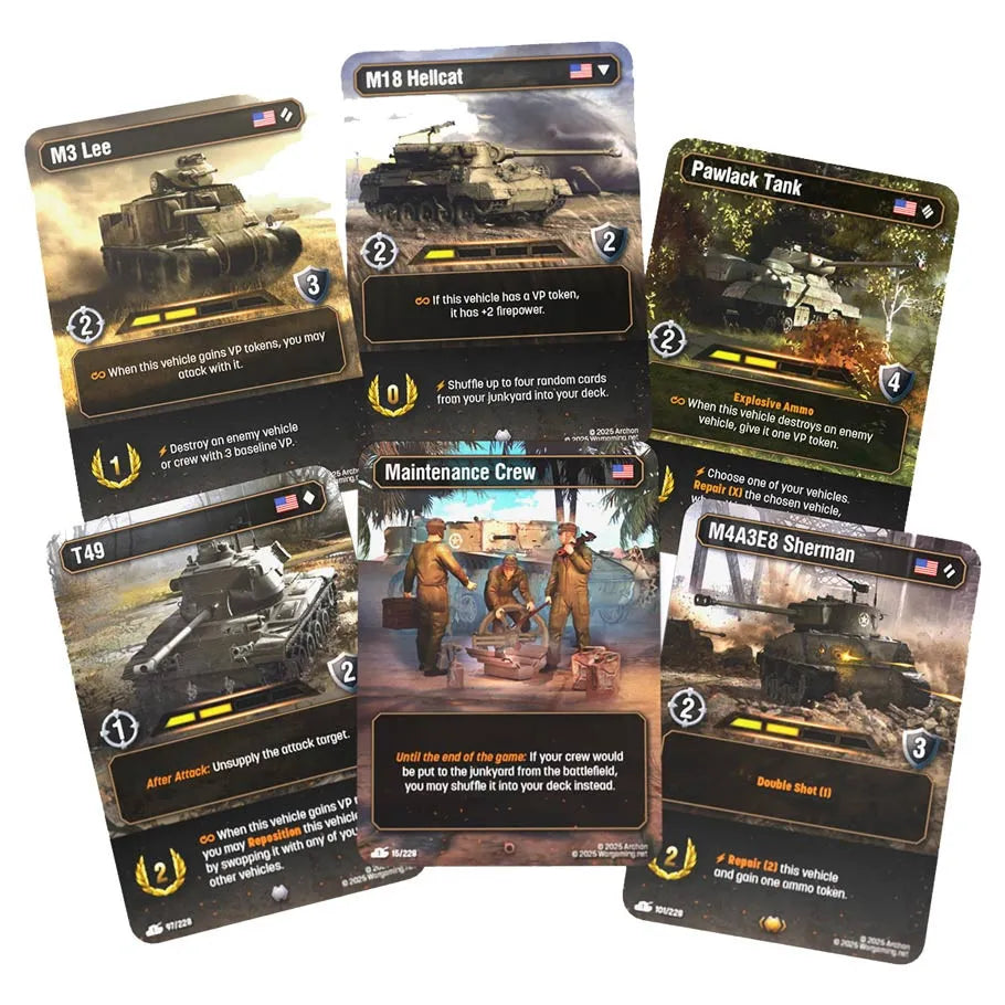 World of Tanks TCG: USA and Germany First Strike [Starter Deck Combo] World of Tanks TCG